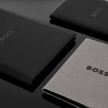 Hugo Boss A5 Schreibmappe Formation Line Grey