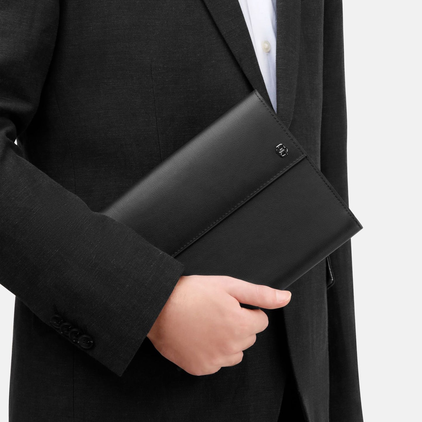 Hugo Boss A5 Schreibmappe Double B Black & Gun