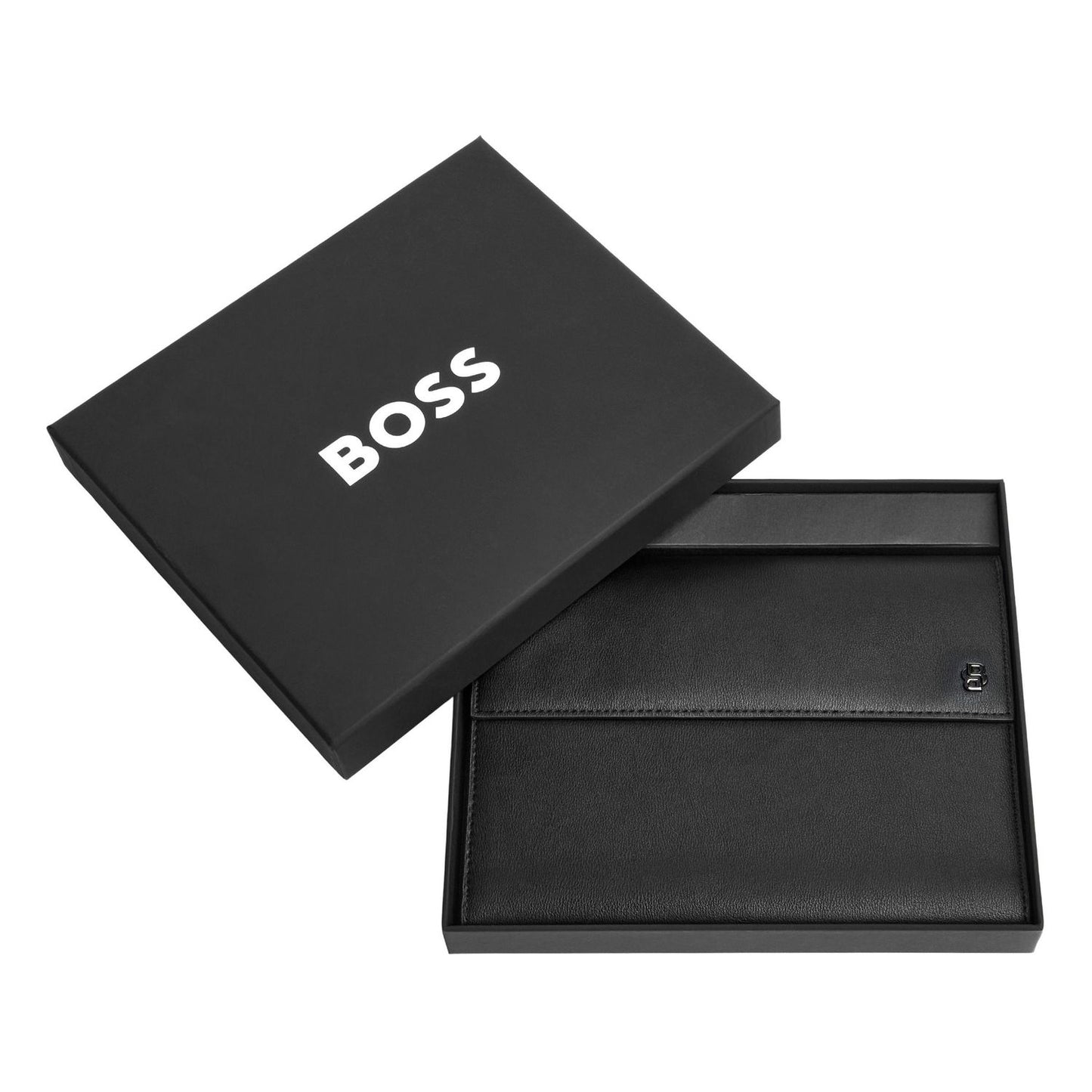 Hugo Boss A5 Schreibmappe Double B Black & Gun