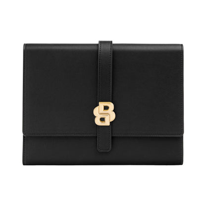 Hugo Boss A5 Schreibmappe Double B Black & Gold