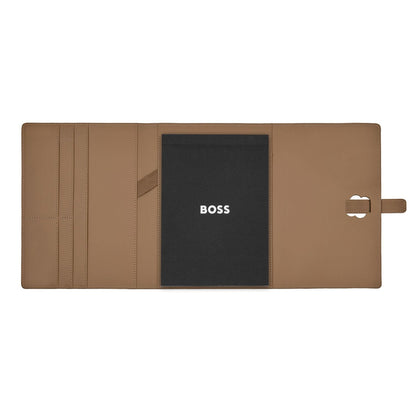 Hugo Boss A5 Schreibmappe Double B Camel