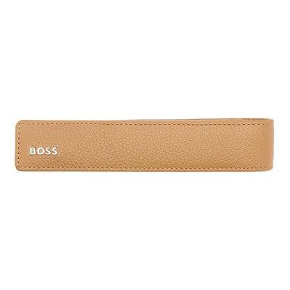 Hugo Boss Schreibgeräteetui Classic Grained Camel
