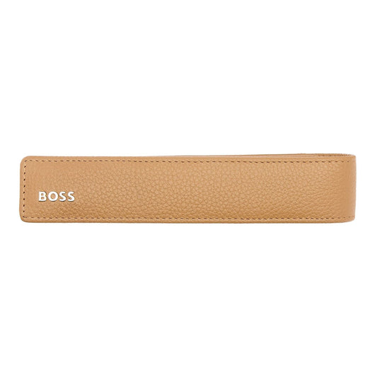 Hugo Boss Schreibgeräteetui Classic Grained Camel