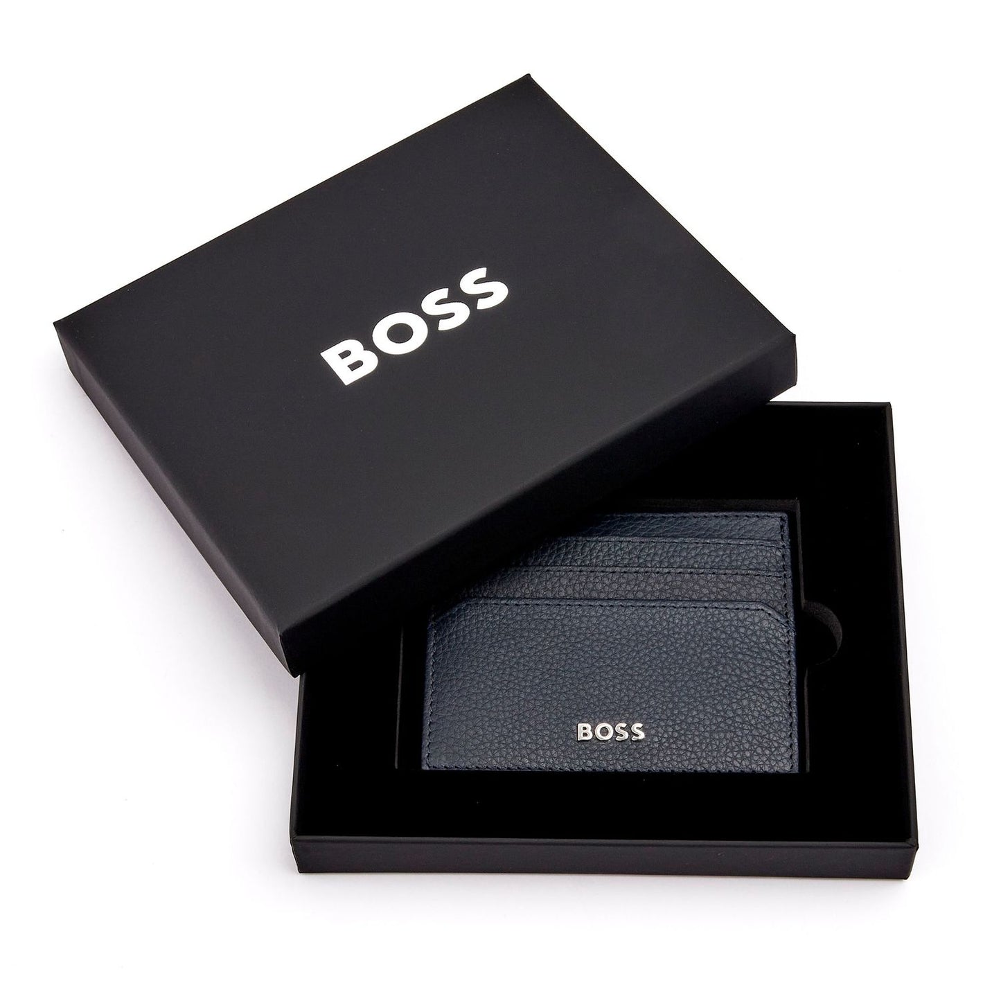 Hugo Boss Kartenhalter Classic Grained Navy