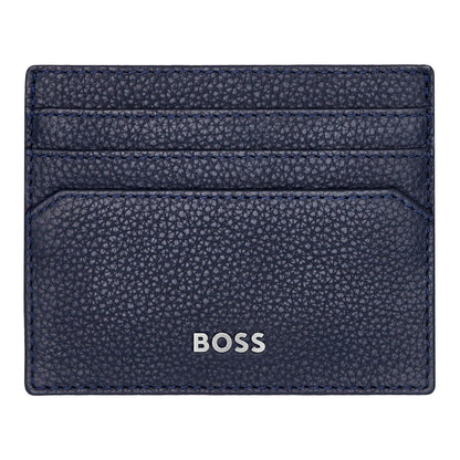 Hugo Boss Kartenhalter Classic Grained Navy