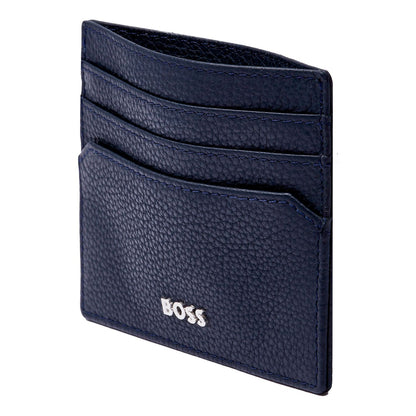 Hugo Boss Kartenhalter Classic Grained Navy