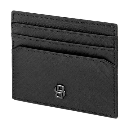 Hugo Boss Kartenhalter Double B Saffiano Black