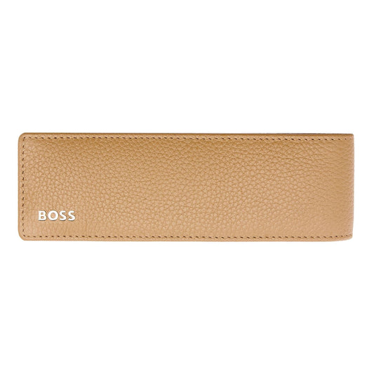 Hugo Boss Schreibgeräteetui Classic Grained Camel