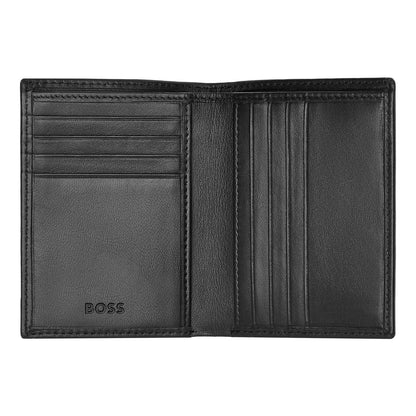 Hugo Boss Doppelkartenhalter Classic Smooth Black