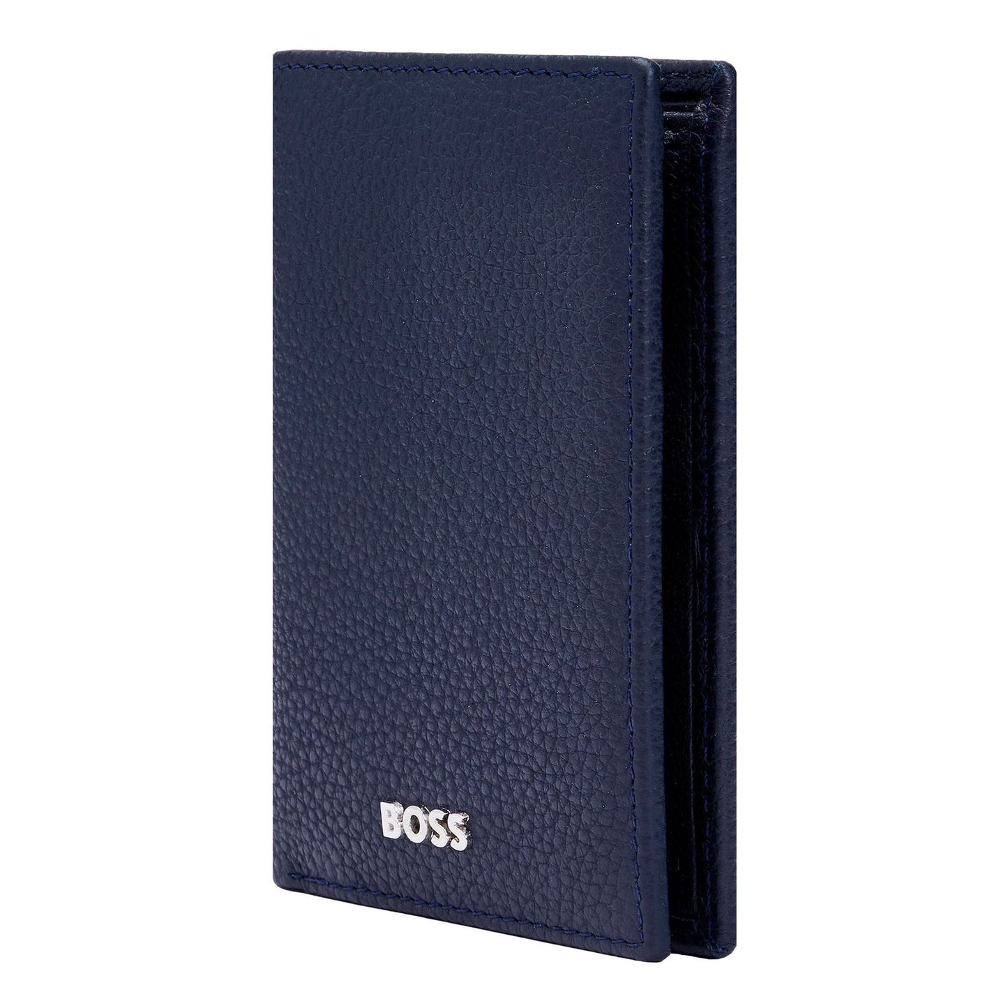 Hugo Boss Doppelkartenhalter Classic Grained Navy