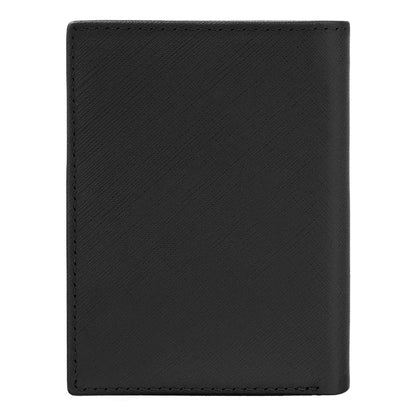 Hugo Boss Doppelkartenhalter Double B Saffiano Black