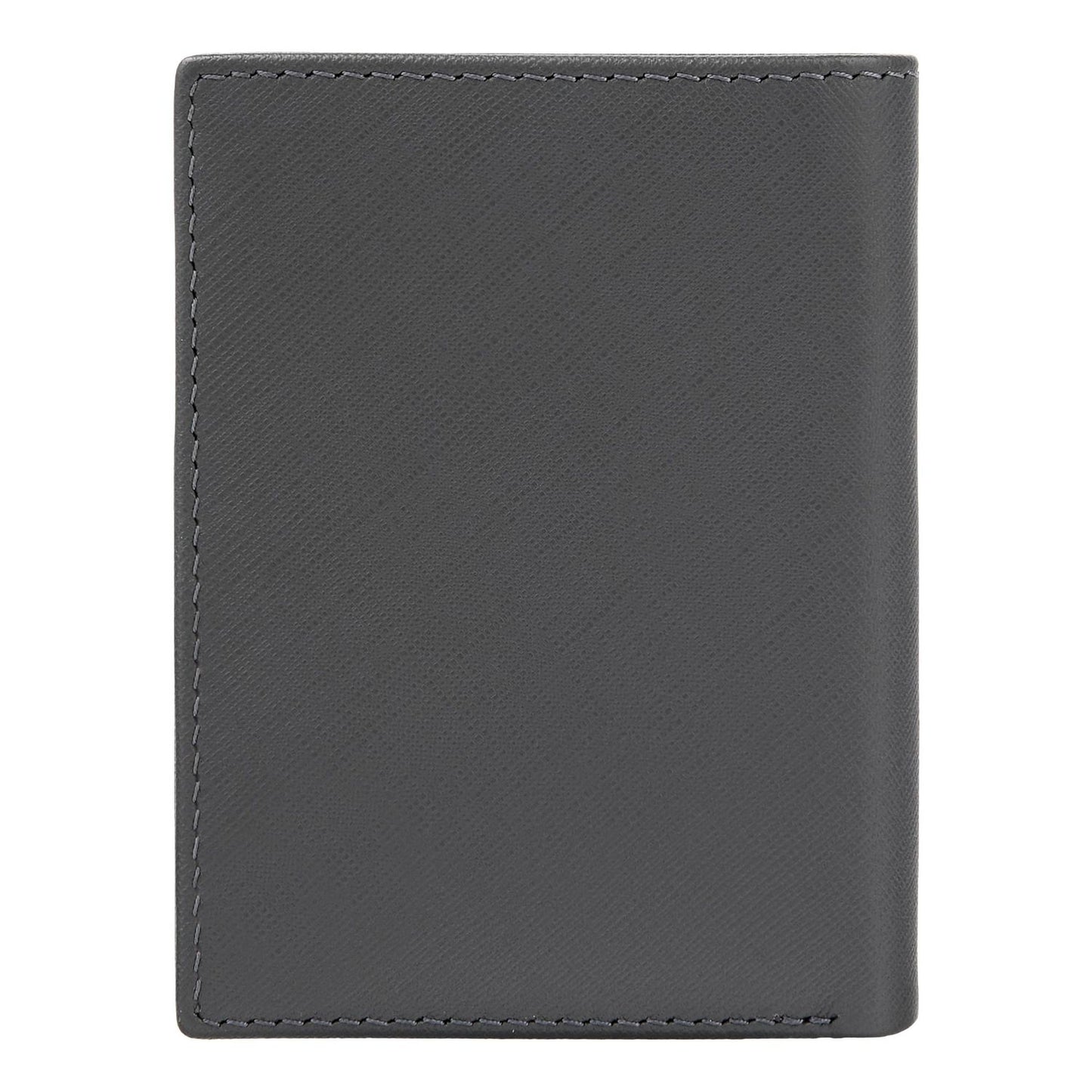 Hugo Boss Doppelkartenhalter Double B Saffiano Grey