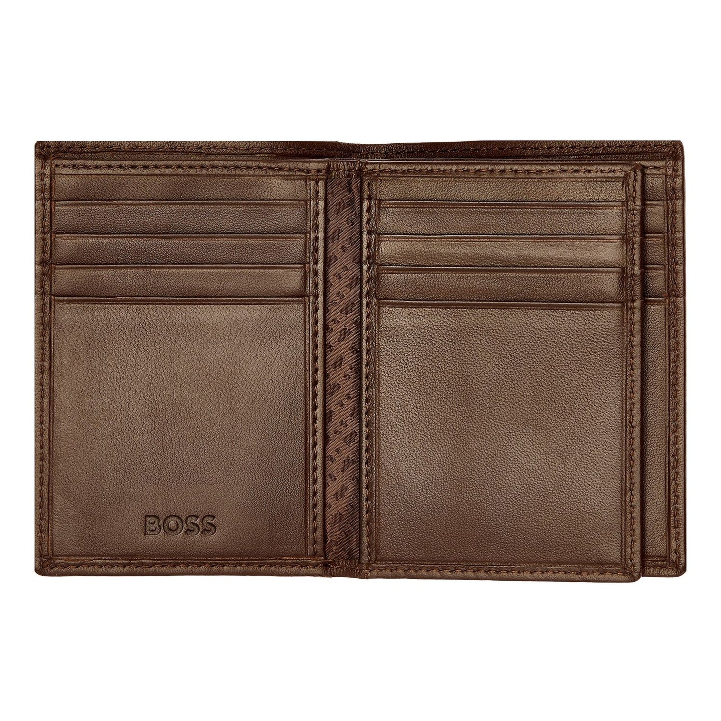 Hugo Boss Trifold Kartenhalter Classic Smooth Brown