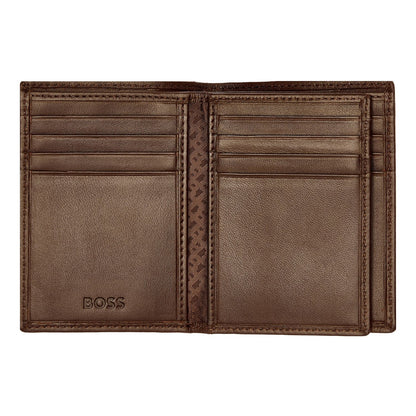 Hugo Boss Trifold Kartenhalter Classic Smooth Brown