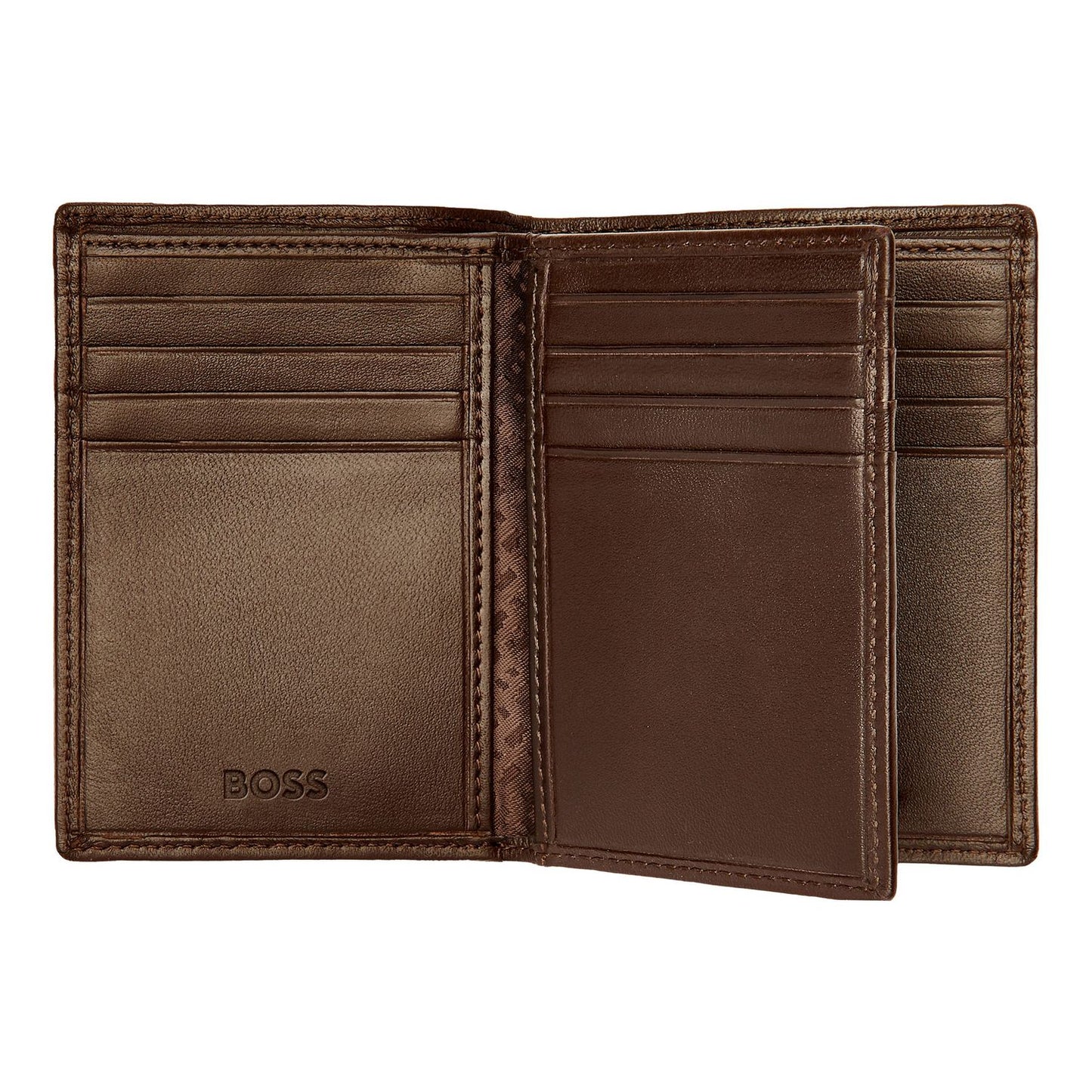 Hugo Boss Trifold Kartenhalter Classic Smooth Brown