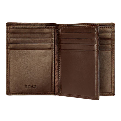 Hugo Boss Trifold Kartenhalter Classic Smooth Brown