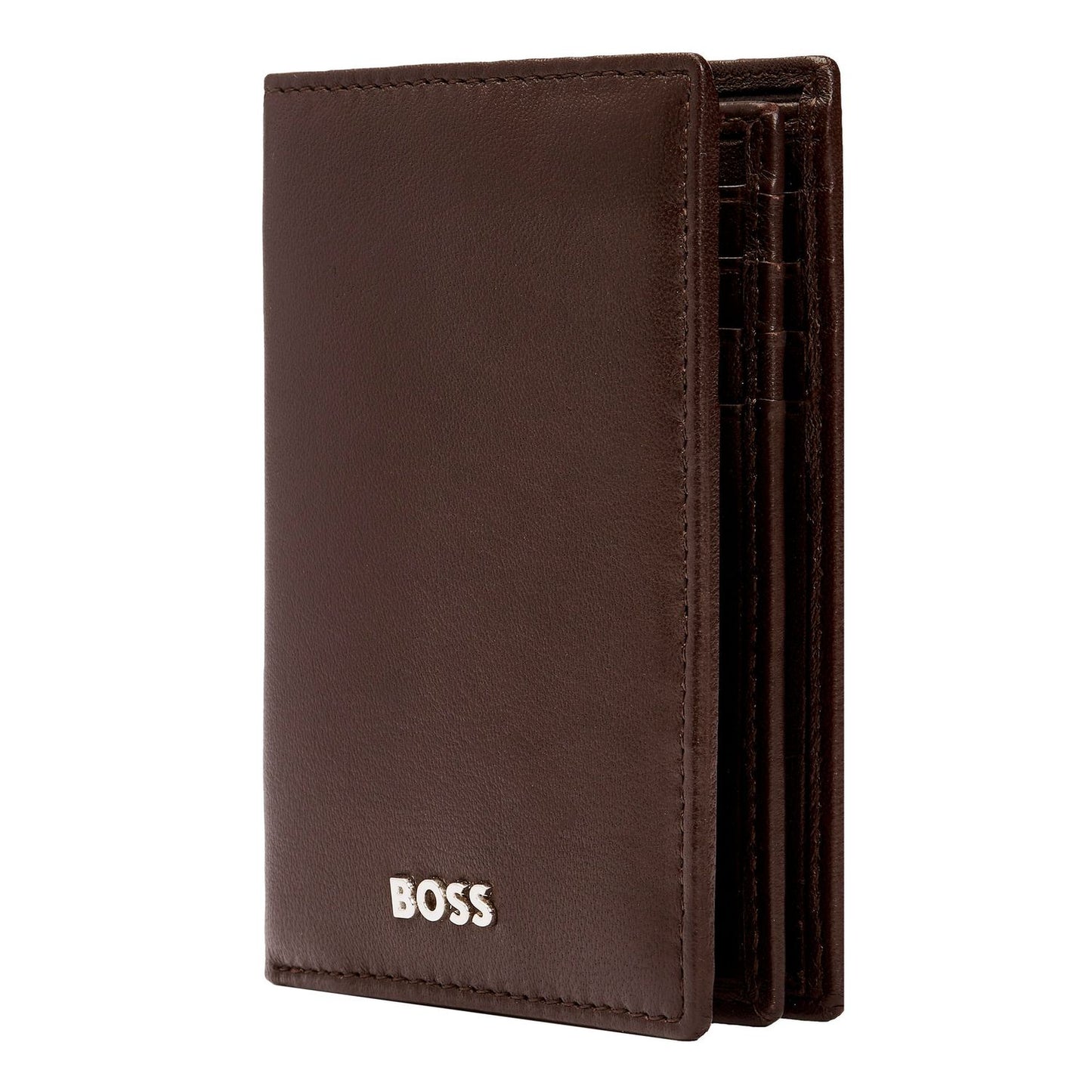 Hugo Boss Trifold Kartenhalter Classic Smooth Brown