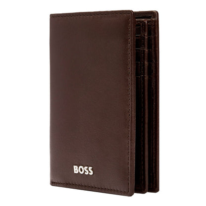 Hugo Boss Trifold Kartenhalter Classic Smooth Brown