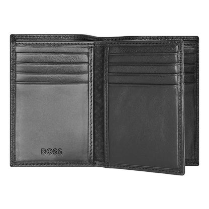 Hugo Boss Kartenetui Trifold Classic Grained Black