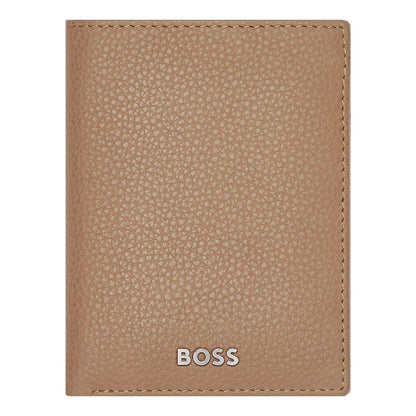 Hugo Boss Trifold Kartenhalter Classic Grained Camel
