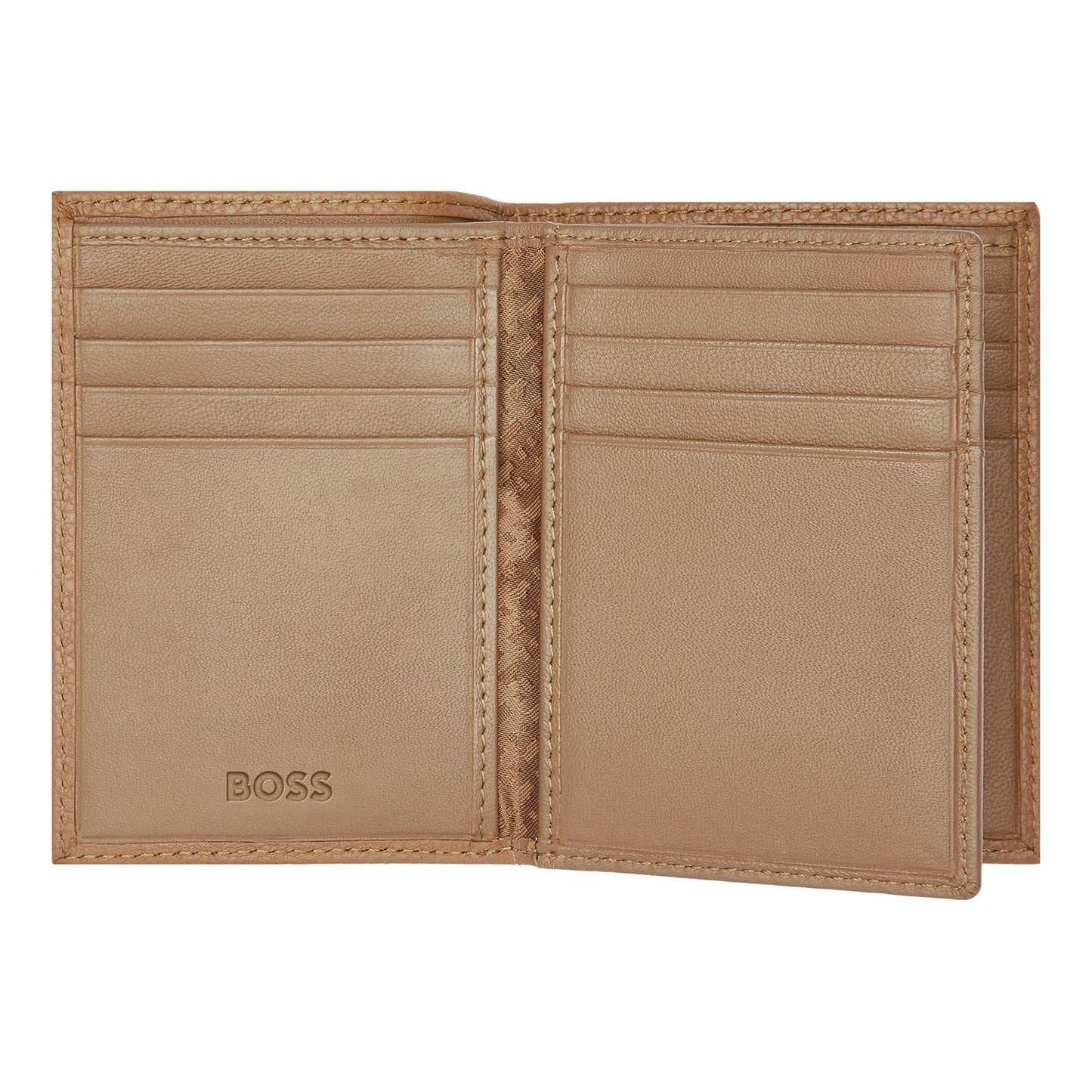 Hugo Boss Trifold Kartenhalter Classic Grained Camel