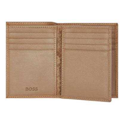 Hugo Boss Trifold Kartenhalter Classic Grained Camel