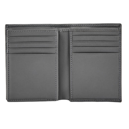 Hugo Boss Kartenetui mit Umschlag Double B Saffiano Grey