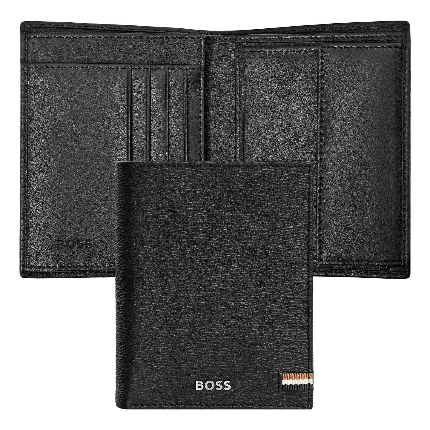 Hugo Boss Kartenetui mit Umschlag Iconic Black