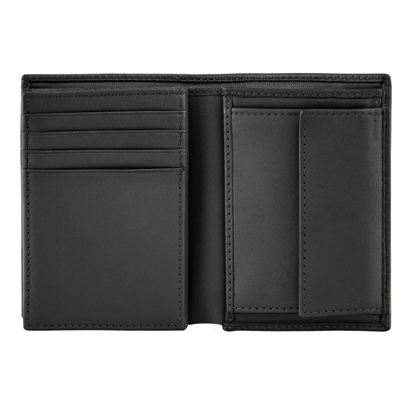 Hugo Boss Kartenetui mit Umschlag Double B Saffiano Black