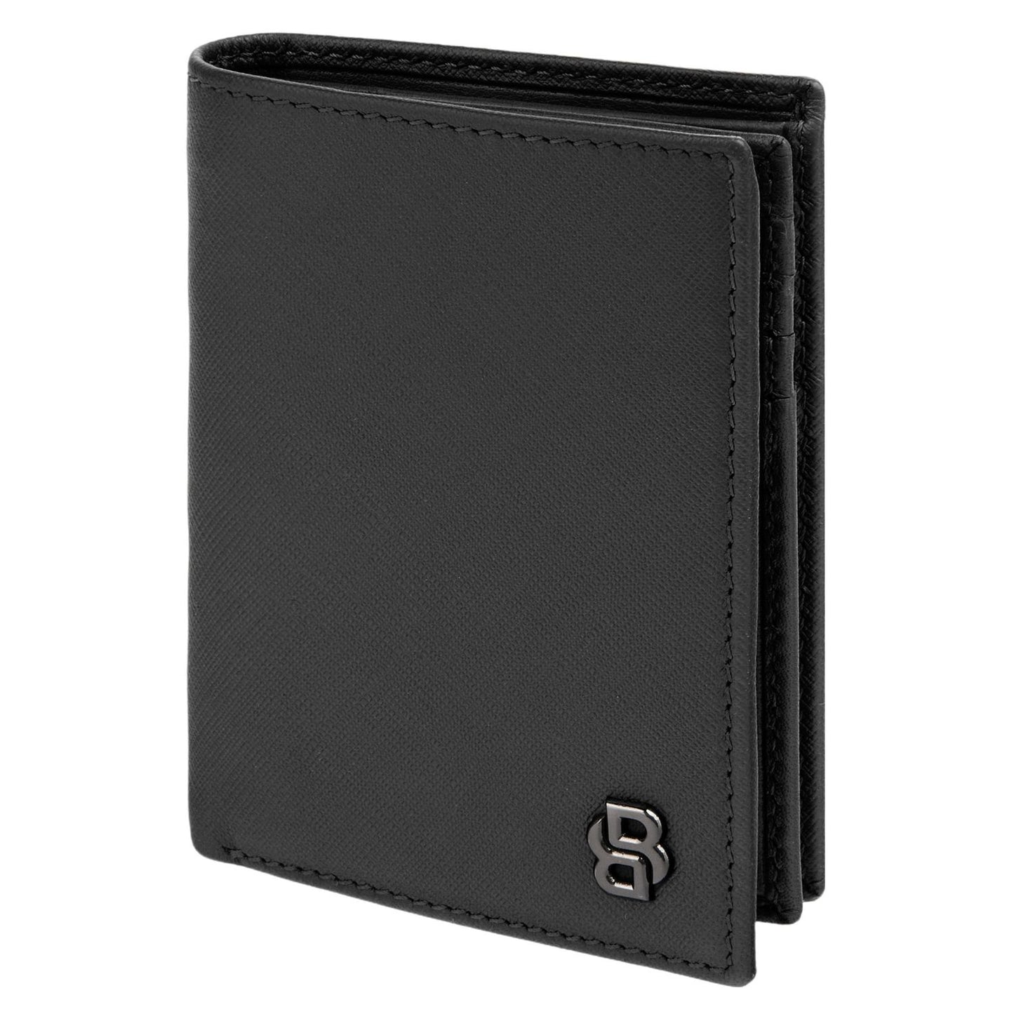 Hugo Boss Kartenetui mit Umschlag Double B Saffiano Black