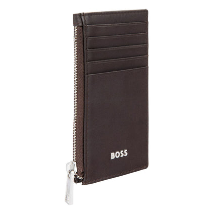 Hugo Boss Kartenhalter zip Classic Smooth Brown
