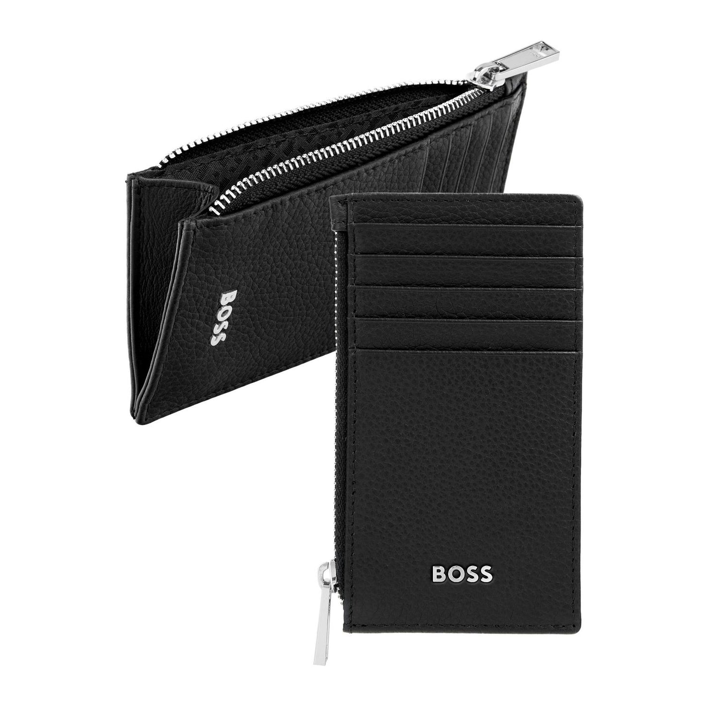 Hugo Boss Kartenhalter zip Classic Grained Black