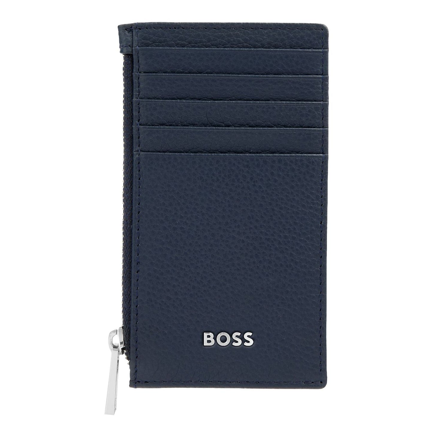 Hugo Boss Kartenhalter zip Classic Grained Navy