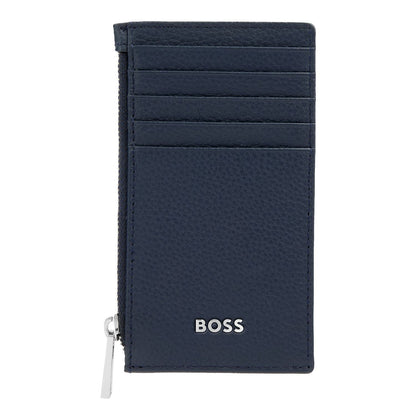 Hugo Boss Kartenhalter zip Classic Grained Navy