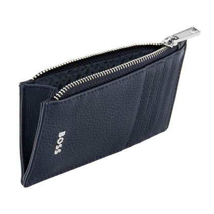 Hugo Boss Kartenhalter zip Classic Grained Navy
