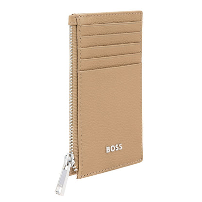 Hugo Boss Kartenhalter zip Classic Grained Camel