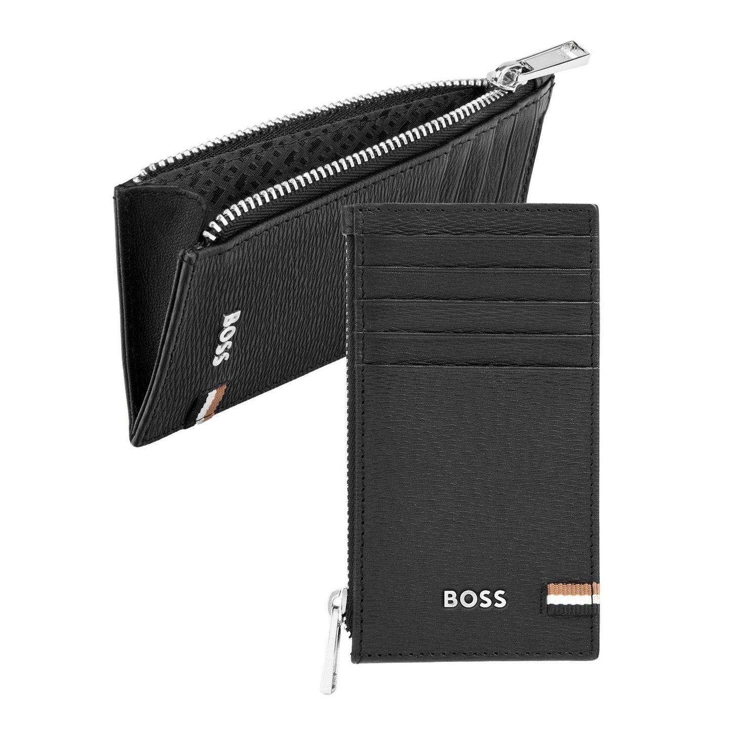Hugo Boss Kartenhalter zip Iconic Black