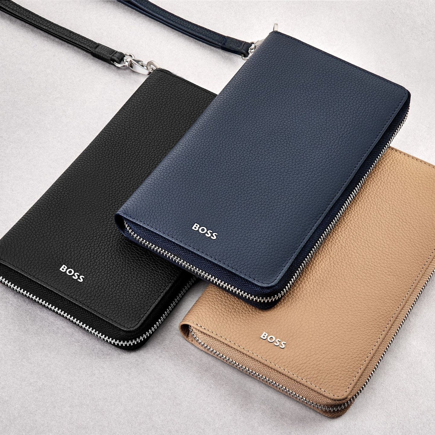 Hugo Boss Brieftasche Classic Grained Camel