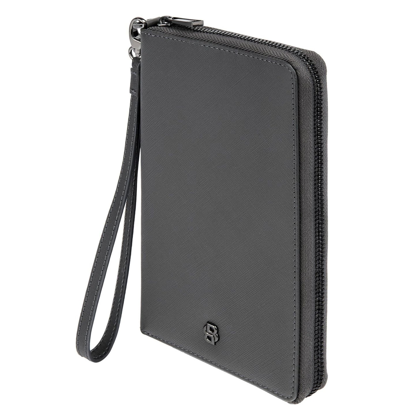 Hugo Boss Brieftasche Double B Saffiano Grey