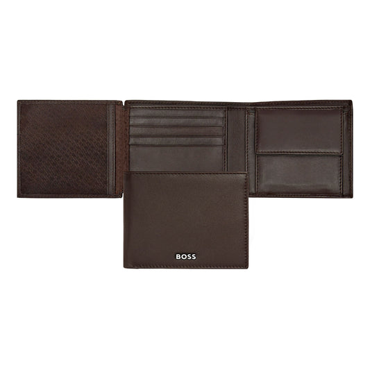Hugo Boss Brieftasche mit Klappe Classic Smooth Brown