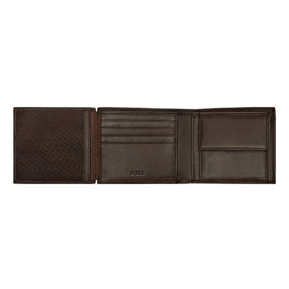 Hugo Boss Brieftasche & geldbörse mit Klappe Classic Smooth Brown