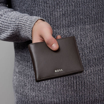 Hugo Boss Brieftasche & geldbörse mit Klappe Classic Smooth Brown