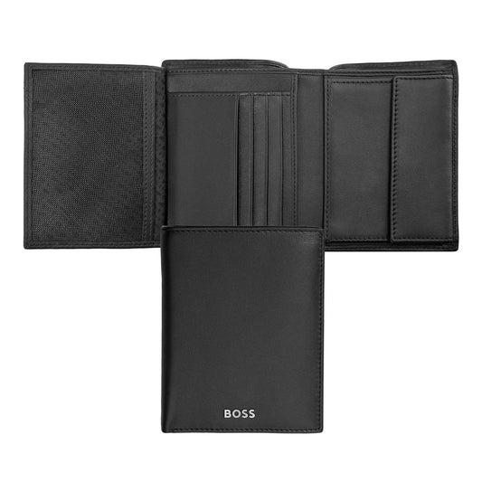 Hugo Boss Brieftasche mit Klappe Vertical Classic Smooth Black