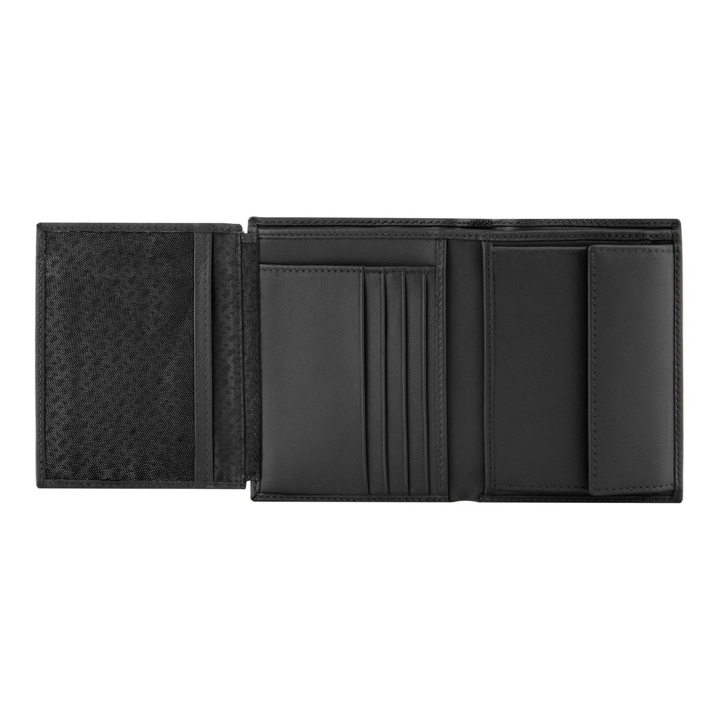 Hugo Boss Brieftasche & geldbörse mit Klappe Double B Saffiano Black