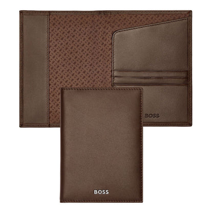 Hugo Boss Reisebrieftasche Classic Smooth Brown