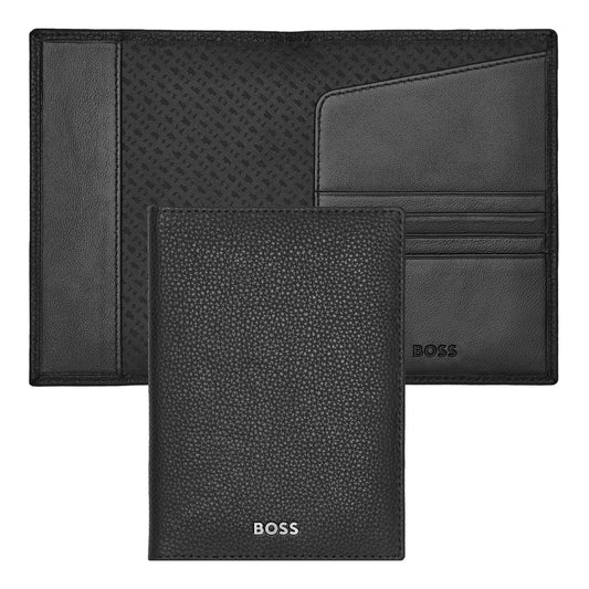 Hugo Boss Reisebrieftasche Classic Grained Black