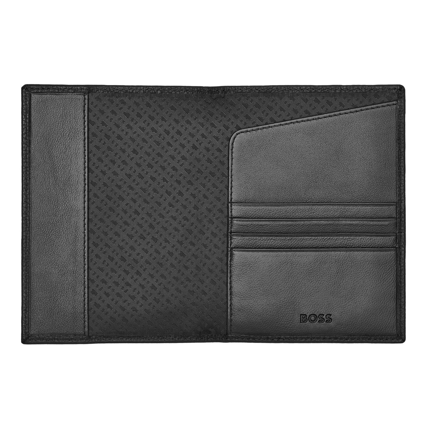 Hugo Boss Reisebrieftasche Classic Grained Black