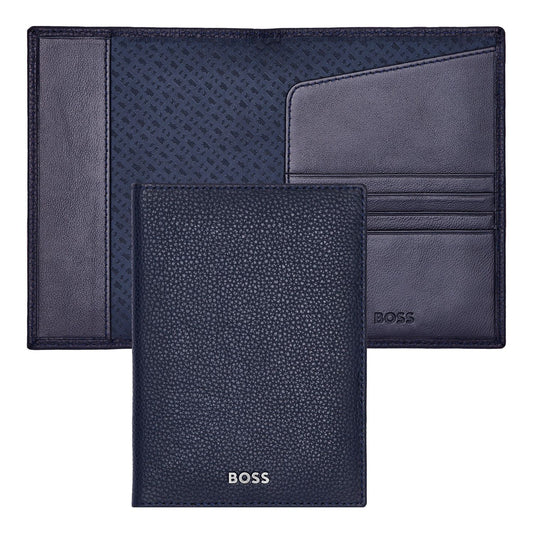 Hugo Boss Reisebrieftasche Classic Grained Navy