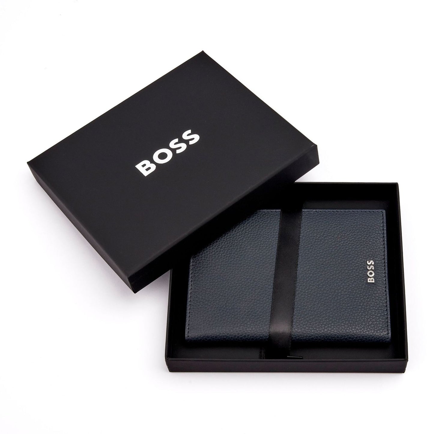 Hugo Boss Reisebrieftasche Classic Grained Navy
