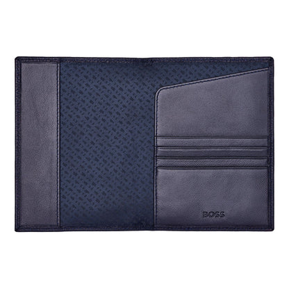 Hugo Boss Reisebrieftasche Classic Grained Navy